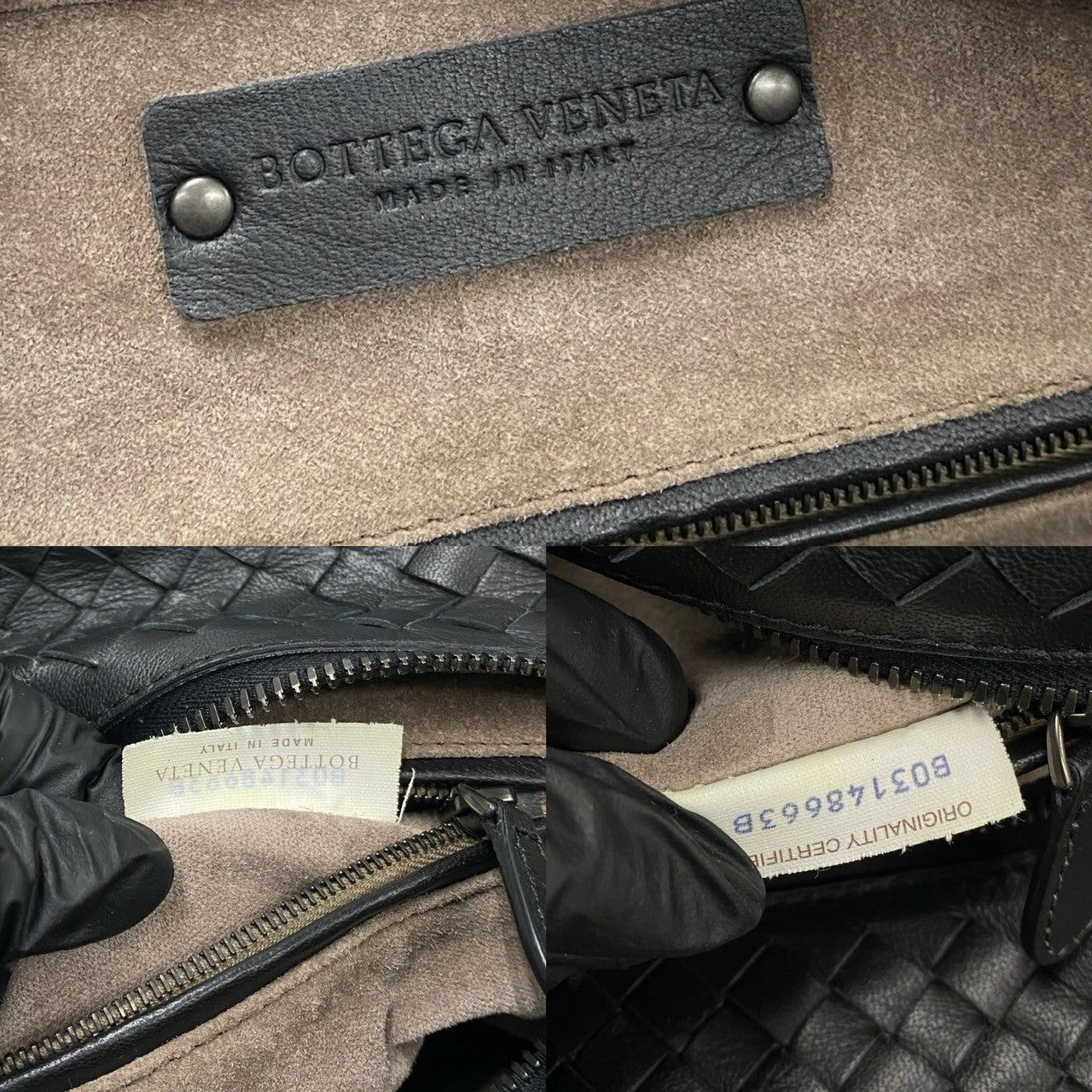 Bottega Veneta Bottega Veneta Handbag Black Leather Size ONE SIZE - 3 Thumbnail