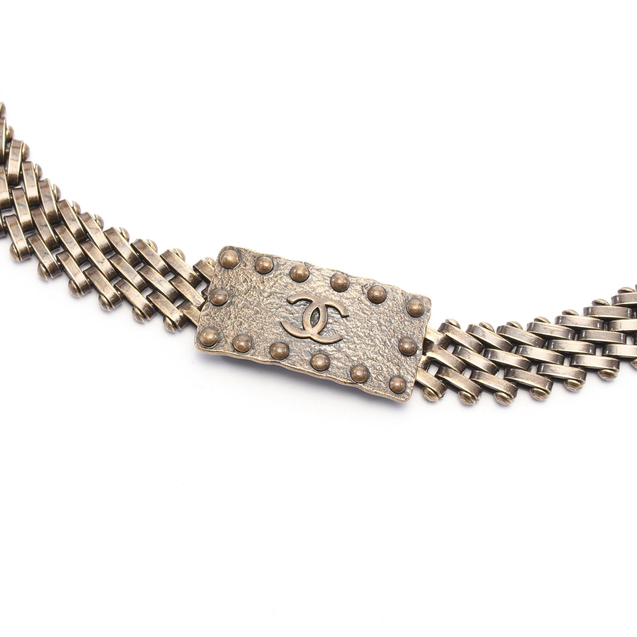 Chanel Chanel Coco Mark Chain Belt Gp Bronze 97A Size ONE SIZE - 2 Thumbnail