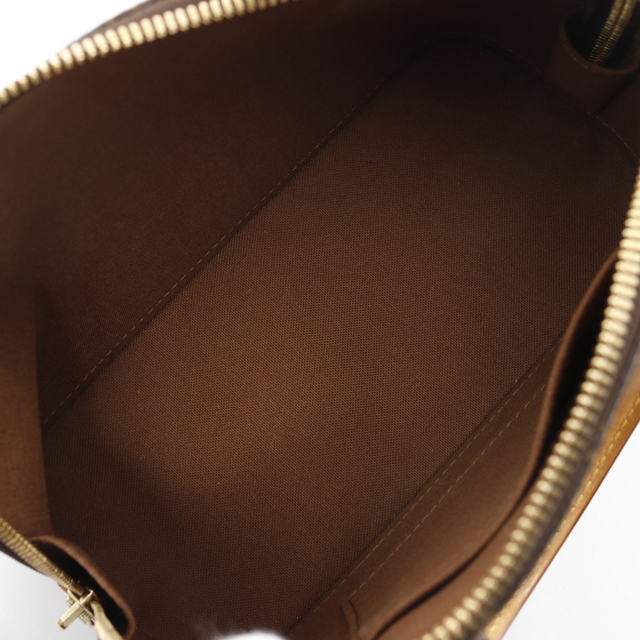 Louis Vuitton Louis Vuitton Alma Bb Monogram Handbag Leather Brown Size ONE SIZE - 3 Thumbnail