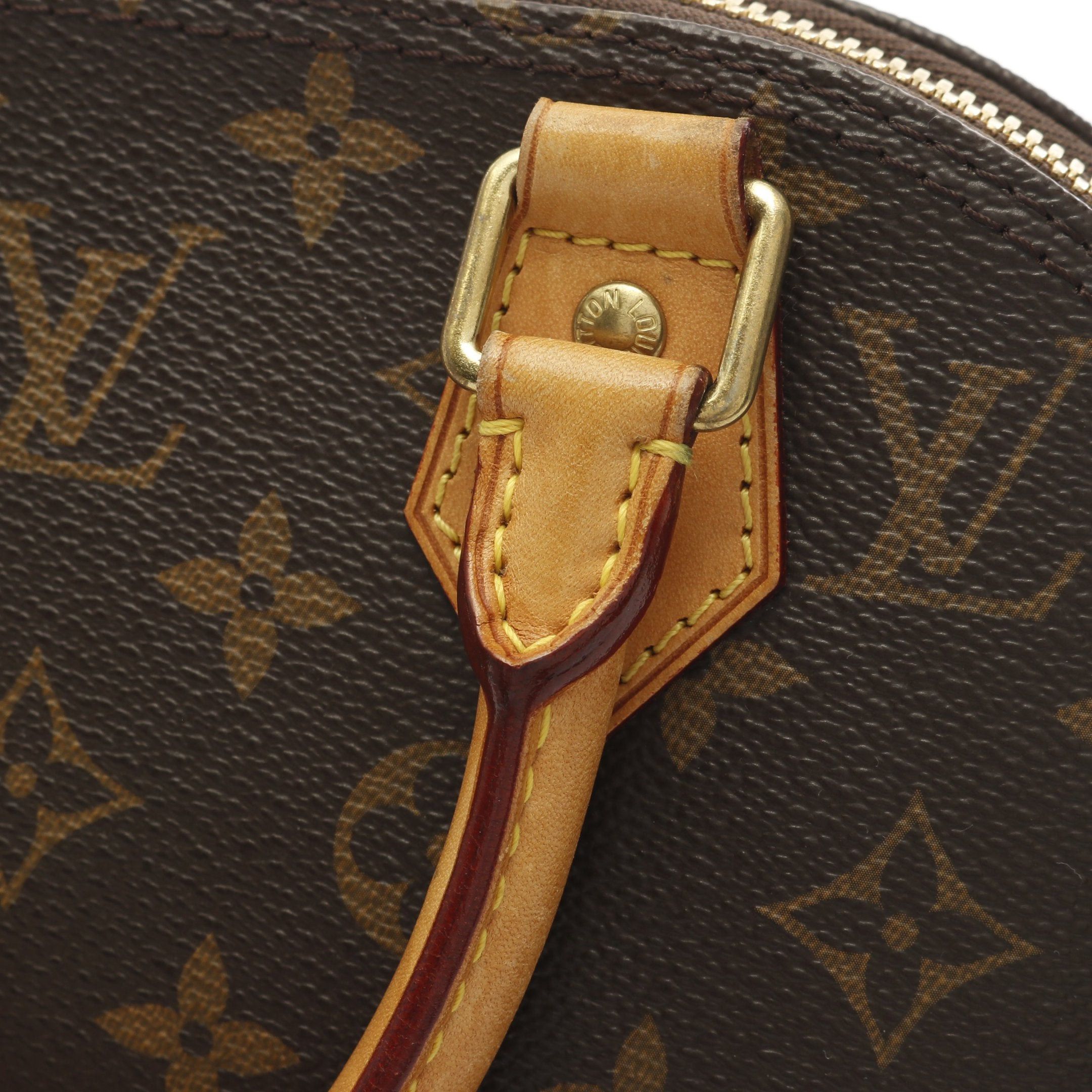 Louis Vuitton Louis Vuitton Alma Bb Monogram Handbag Leather Brown Size ONE SIZE - 10 Thumbnail