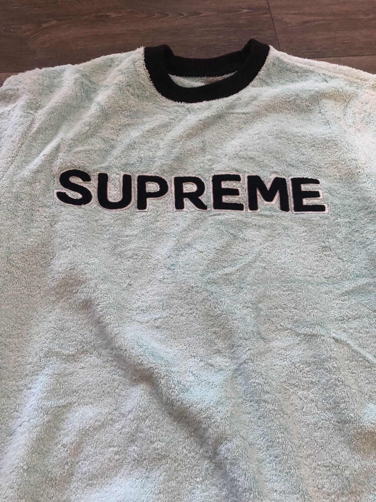 Supreme Supreme Terry Cloth Sweater | Grailed 