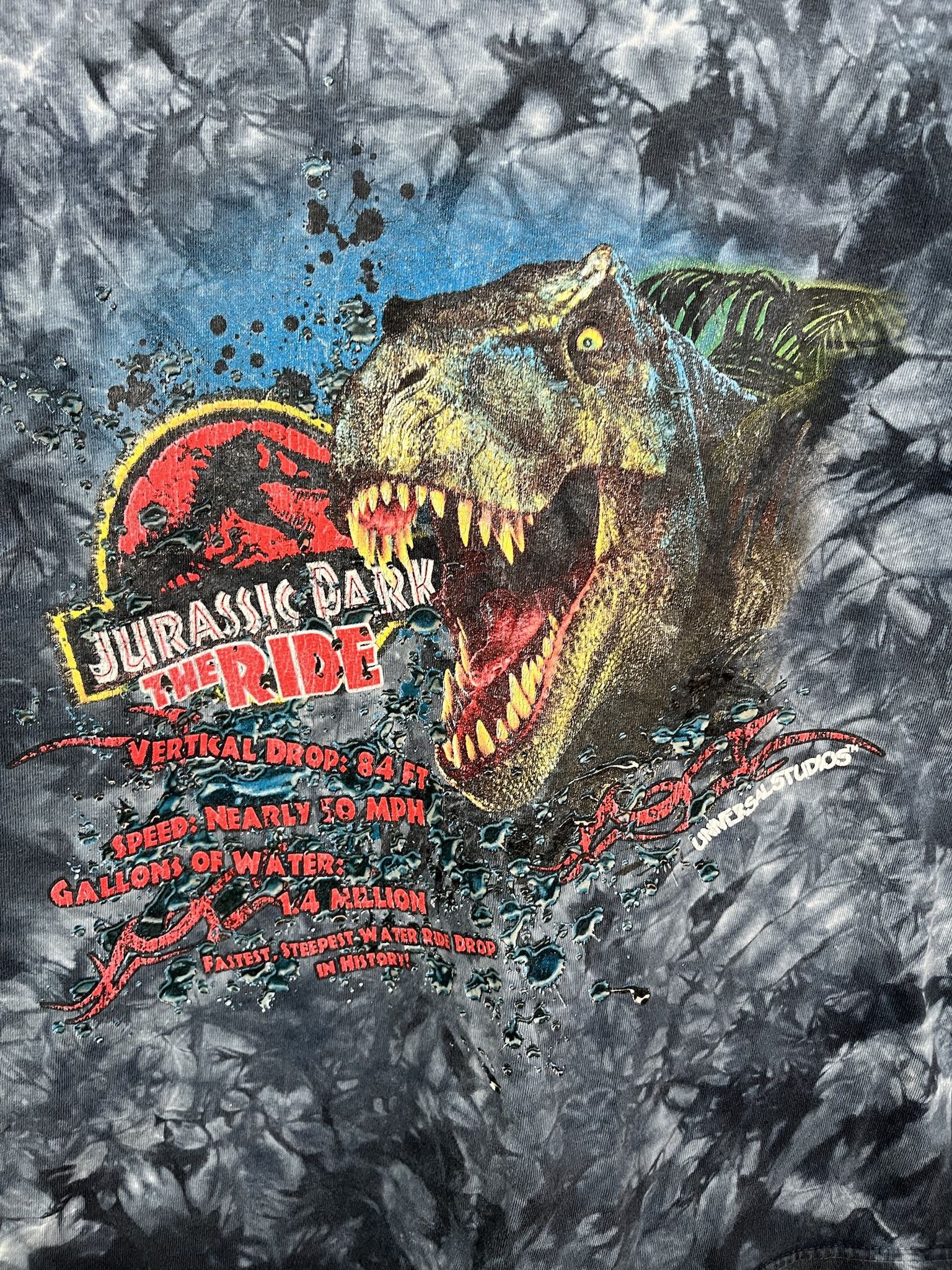 Other Vintage Jurassic Park The Ride Tie Dye T Rex Tee Shirt Size S Size US S / EU 44-46 / 1 - 2 Thumbnail