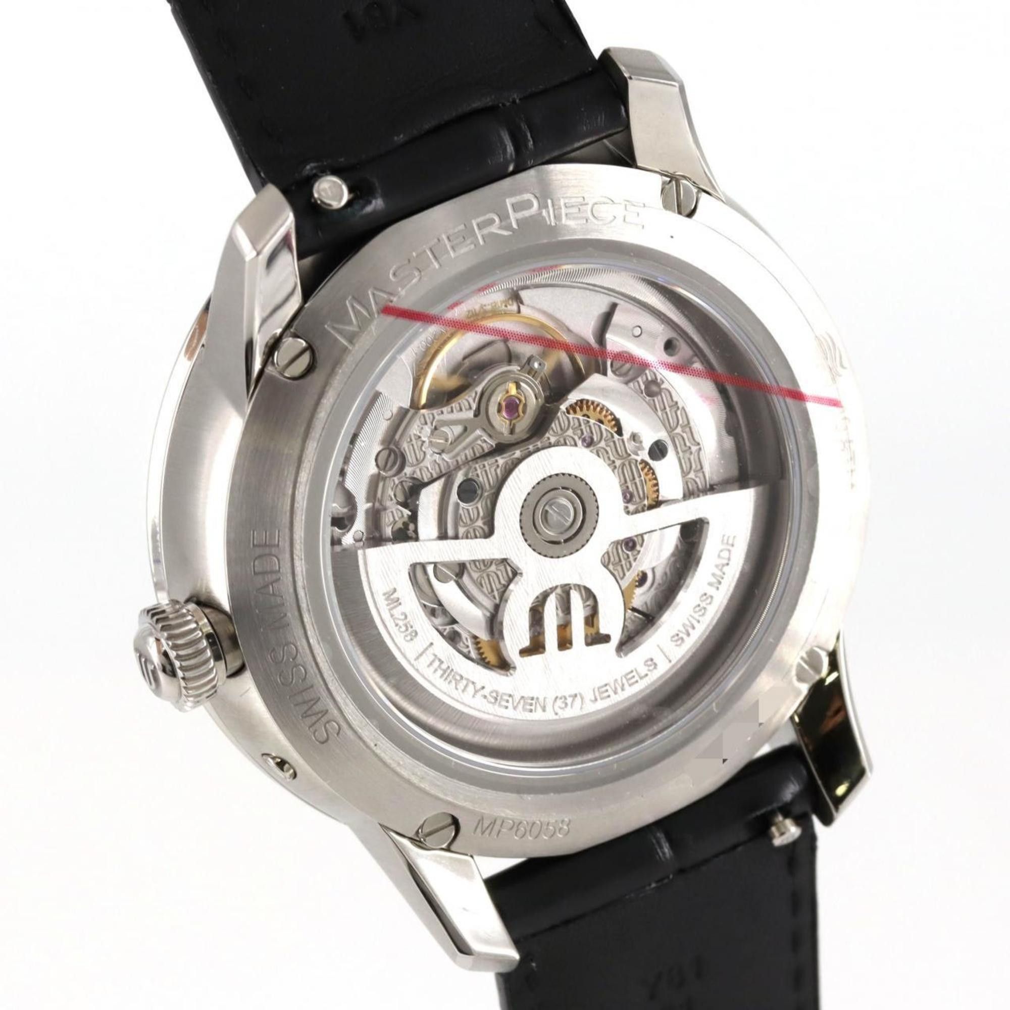Maurice Lacroix Maurice Lacroix Masterpiece Square Wheel Retrograde MP6058-SS001-110-1 SS Wristwatch Automatic Size ONE SIZE - 6 Thumbnail