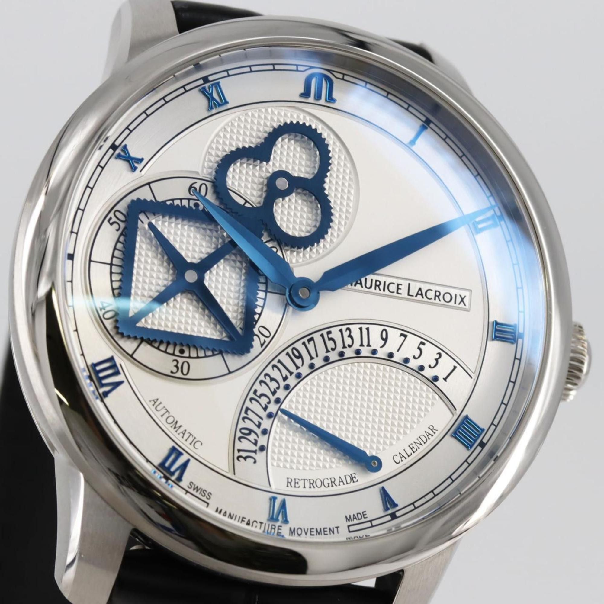 Maurice Lacroix Maurice Lacroix Masterpiece Square Wheel Retrograde MP6058-SS001-110-1 SS Wristwatch Automatic Size ONE SIZE - 4 Thumbnail