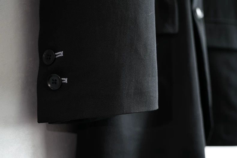 Yohji Yamamoto Yohji Yamamoto Embroidered Wool Jacket-dmc Size US M / EU 48-50 / 2 - 7 Thumbnail