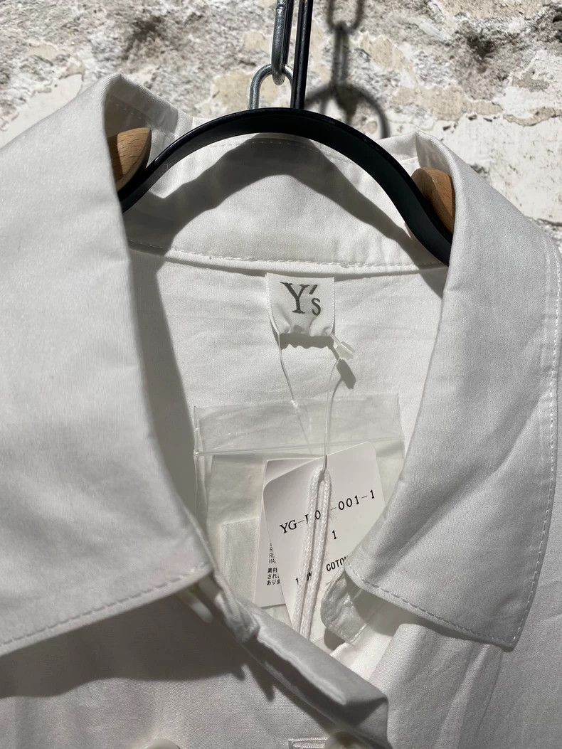 Yohji Yamamoto Double-Breasted White Shirt by Yohji Yamamoto-dmc Size US S / EU 44-46 / 1 - 2 Thumbnail