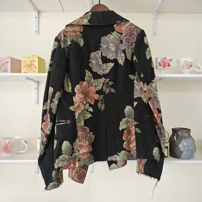 Yohji Yamamoto Yohji Yamamoto Rose Jacket-dmc Size US M / EU 48-50 / 2 - 2 Thumbnail