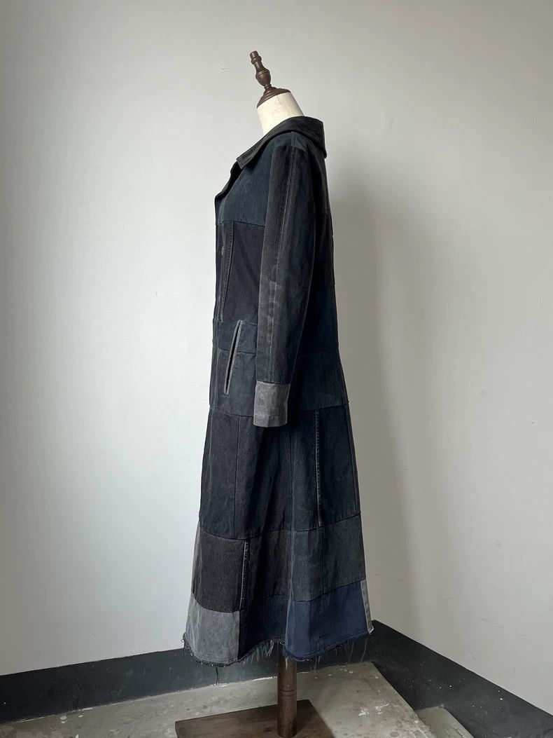Yohji Yamamoto Y’s by Yohji Yamamoto Patchwork Denim Coat-dmc Size US M / EU 48-50 / 2 - 4 Thumbnail