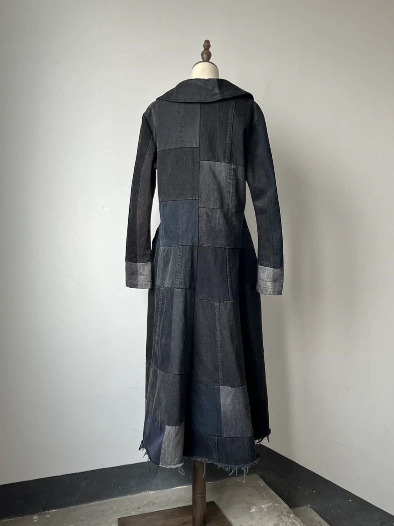 Yohji Yamamoto Y’s by Yohji Yamamoto Patchwork Denim Coat-dmc Size US M / EU 48-50 / 2 - 3 Thumbnail