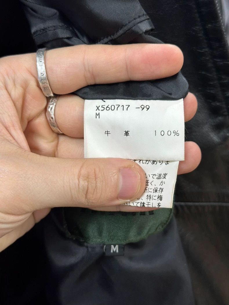 Yohji Yamamoto Yohji Yamamoto Black Leather Jacket-dmc Size US M / EU 48-50 / 2 - 9 Thumbnail