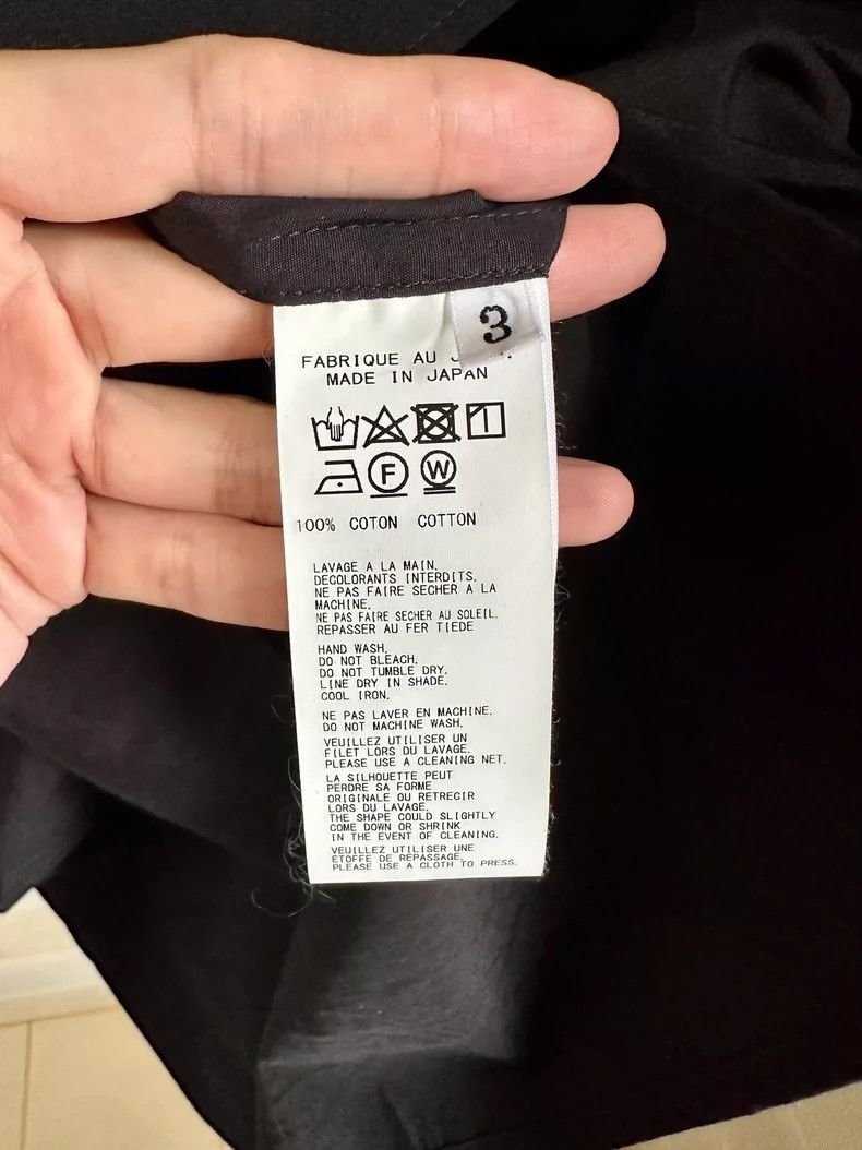 Yohji Yamamoto Black Yohji Yamamoto Long Sleeve Shirt-dmc Size US M / EU 48-50 / 2 - 4 Thumbnail