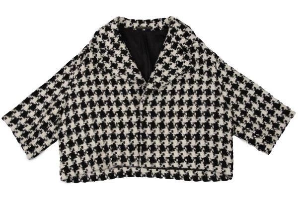 Yohji Yamamoto Wool Houndstooth Jacket by Yohji Yamamoto-dmc Size US M / EU 48-50 / 2 - 2 Thumbnail