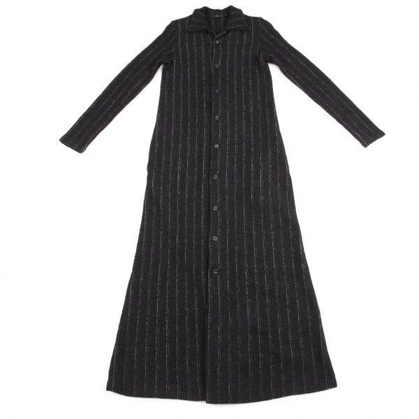 Yohji Yamamoto Long Vintage Wool Striped Coat-dmc Size US M / EU 48-50 / 2 - 2 Thumbnail