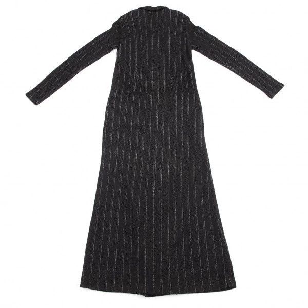 Yohji Yamamoto Long Vintage Wool Striped Coat-dmc Size US M / EU 48-50 / 2 - 8 Thumbnail