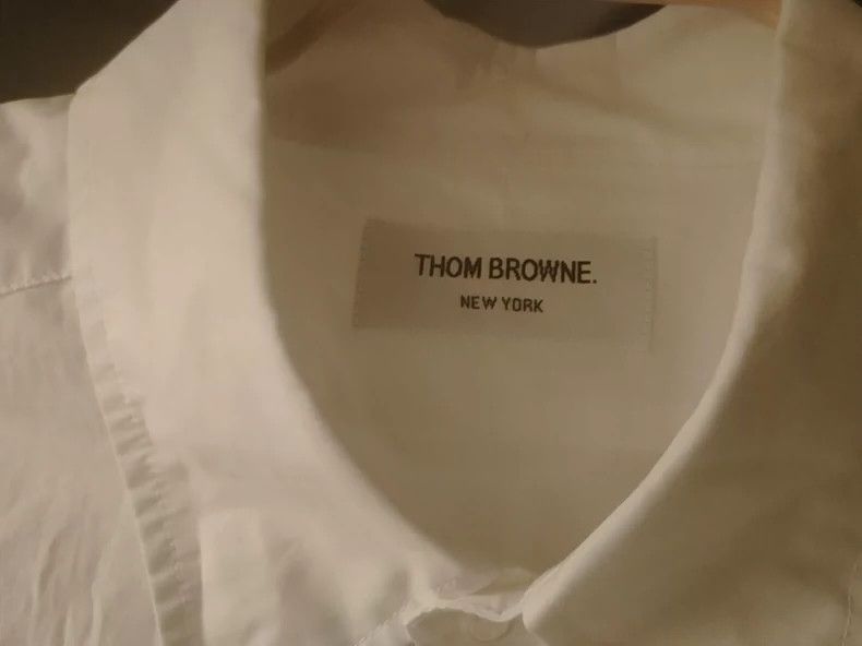 Thom Browne Thom Browne Long Sleeve White Shirt-dmc Size US M / EU 48-50 / 2 - 2 Thumbnail