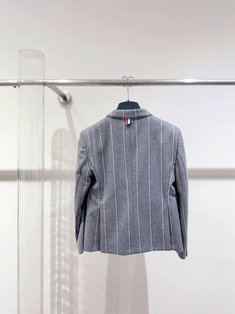Thom Browne Thom Browne Grey Wool Blazer-dmc Size US M / EU 48-50 / 2 - 3 Thumbnail