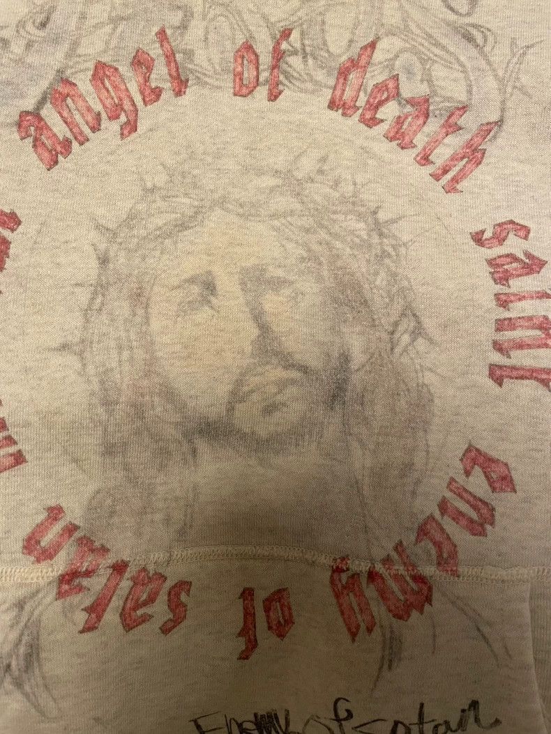 Saint Michael Vintage Saint Michael Graffiti Hoodie-dmc Size US L / EU 52-54 / 3 - 3 Thumbnail
