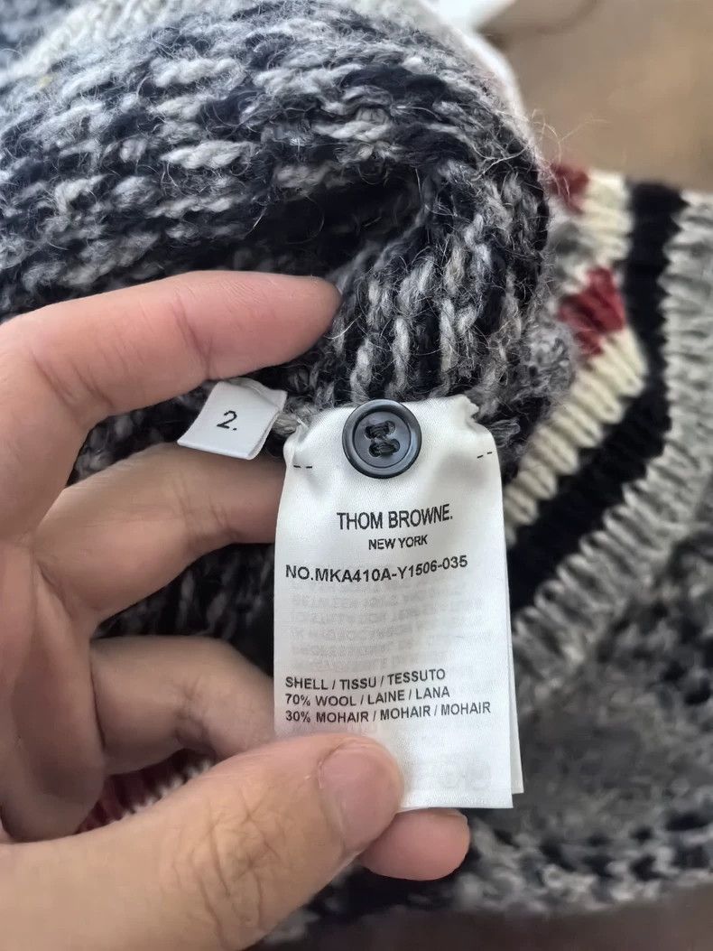 Thom Browne Thom Browne Wool Sweater with Tag-dmc Size US M / EU 48-50 / 2 - 4 Thumbnail