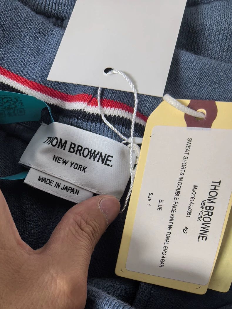 Thom Browne Thom Browne Men's Shorts in Blue Color-dmc Size US 31 - 3 Thumbnail