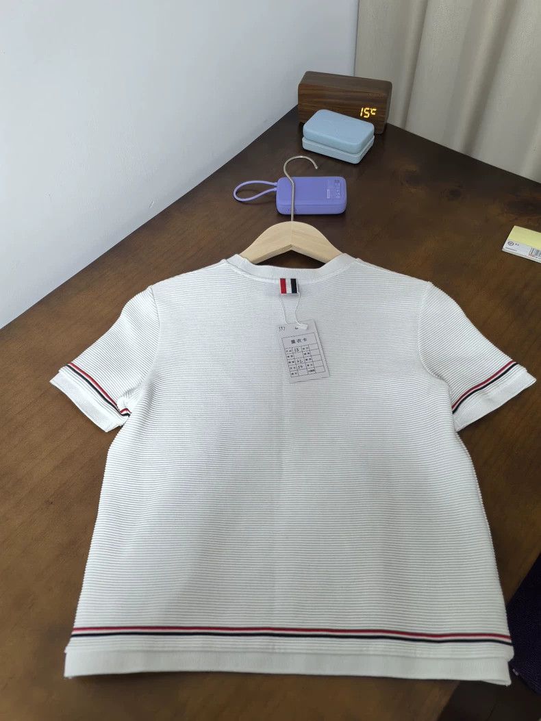 Thom Browne Thom Browne Striped Short Sleeve T-Shirt-dmc Size US M / EU 48-50 / 2 - 4 Thumbnail