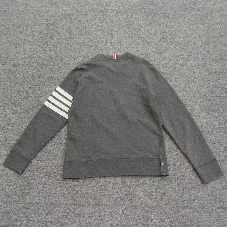 Thom Browne Classic Grey Oversized Sweatshirt by Thom Browne-dmc Size US M / EU 48-50 / 2 - 2 Thumbnail