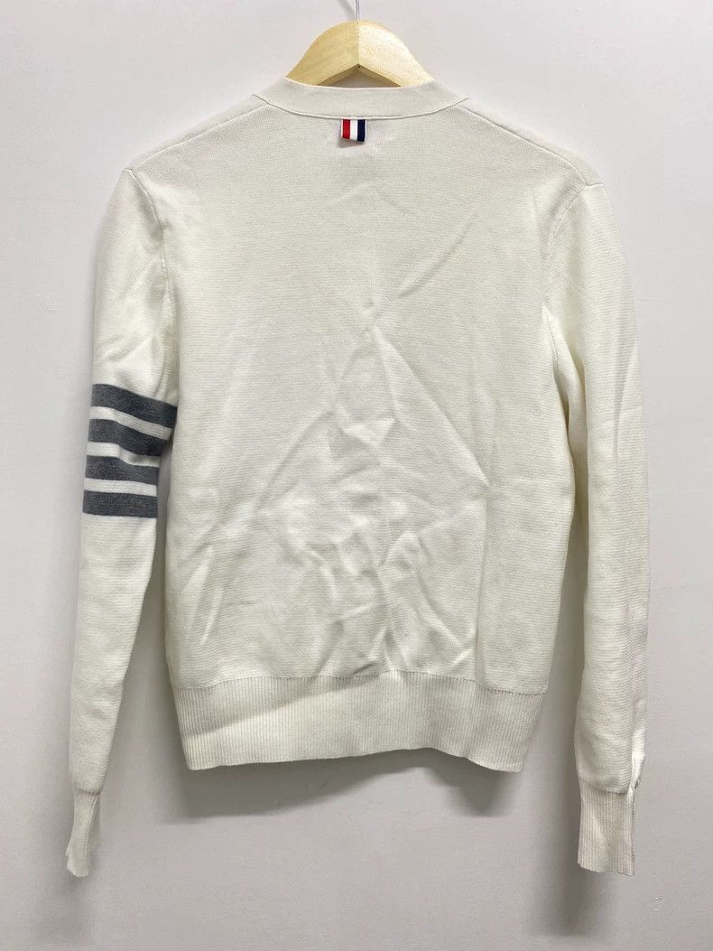 Thom Browne Thom Browne Logo Stripe Cardigan Sweater-dmc Size US S / EU 44-46 / 1 - 2 Thumbnail