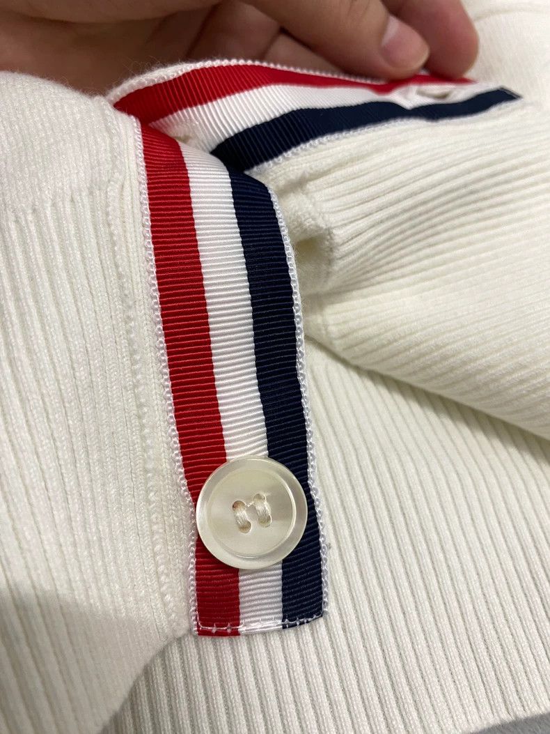 Thom Browne Thom Browne Logo Stripe Cardigan Sweater-dmc Size US S / EU 44-46 / 1 - 6 Thumbnail