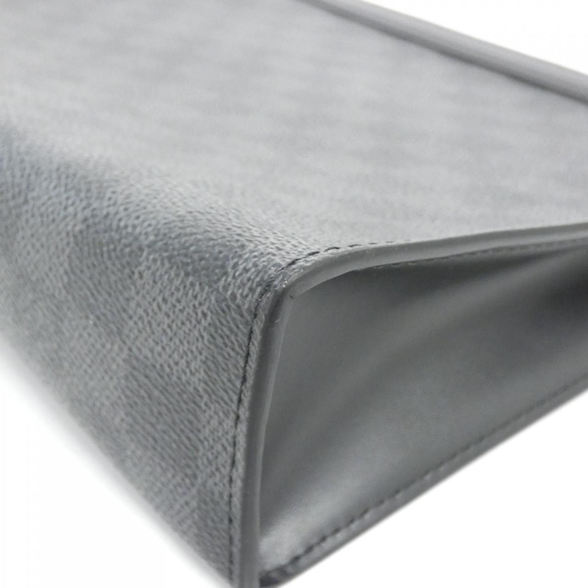 Louis Vuitton Louis Vuitton Damier Graphite Pochette Voyage MM N41696 Handbag Size ONE SIZE - 2 Thumbnail