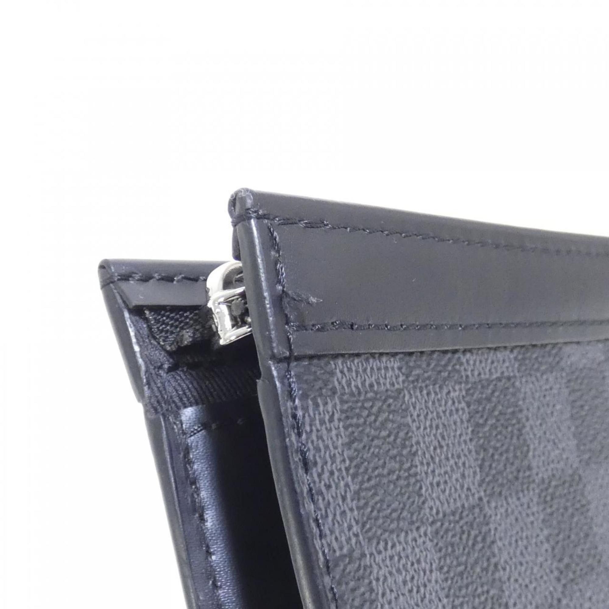 Louis Vuitton Louis Vuitton Damier Graphite Pochette Voyage MM N41696 Handbag Size ONE SIZE - 6 Thumbnail