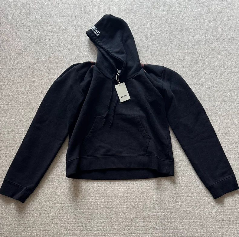 Vetements Black Cut-Out Hoodie-dmc Size US S / EU 44-46 / 1 - 3 Thumbnail