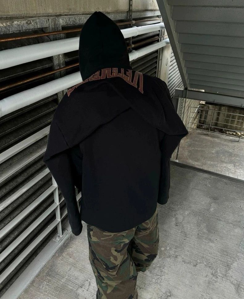 Vetements Black Cut-Out Hoodie-dmc Size US S / EU 44-46 / 1 - 2 Thumbnail