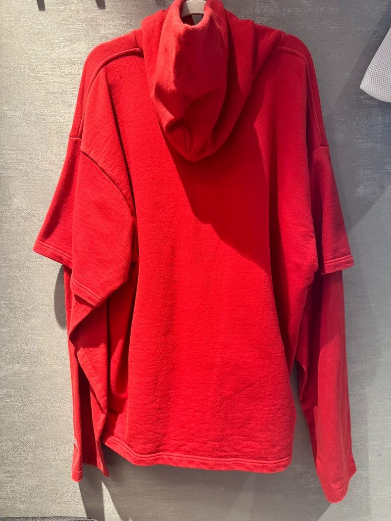 Vetements Vetements x Tommy Hilfiger Red Hoodie-dmc Size US M / EU 48-50 / 2 - 3 Thumbnail