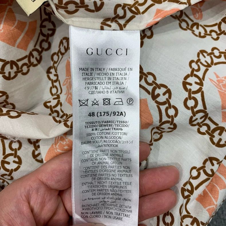 Gucci Gucci Short Sleeve Printed Shirt-dmc Size US L / EU 52-54 / 3 - 5 Thumbnail