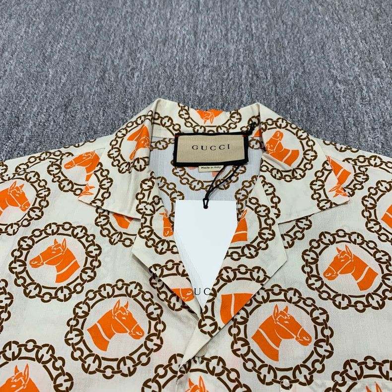 Gucci Gucci Short Sleeve Printed Shirt-dmc Size US L / EU 52-54 / 3 - 8 Thumbnail