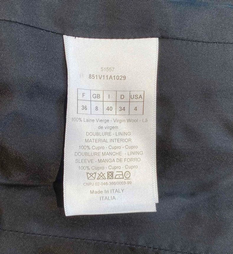 Dior Dior Black Checkered Blazer Jacket-dmc Size US M / EU 48-50 / 2 - 6 Thumbnail
