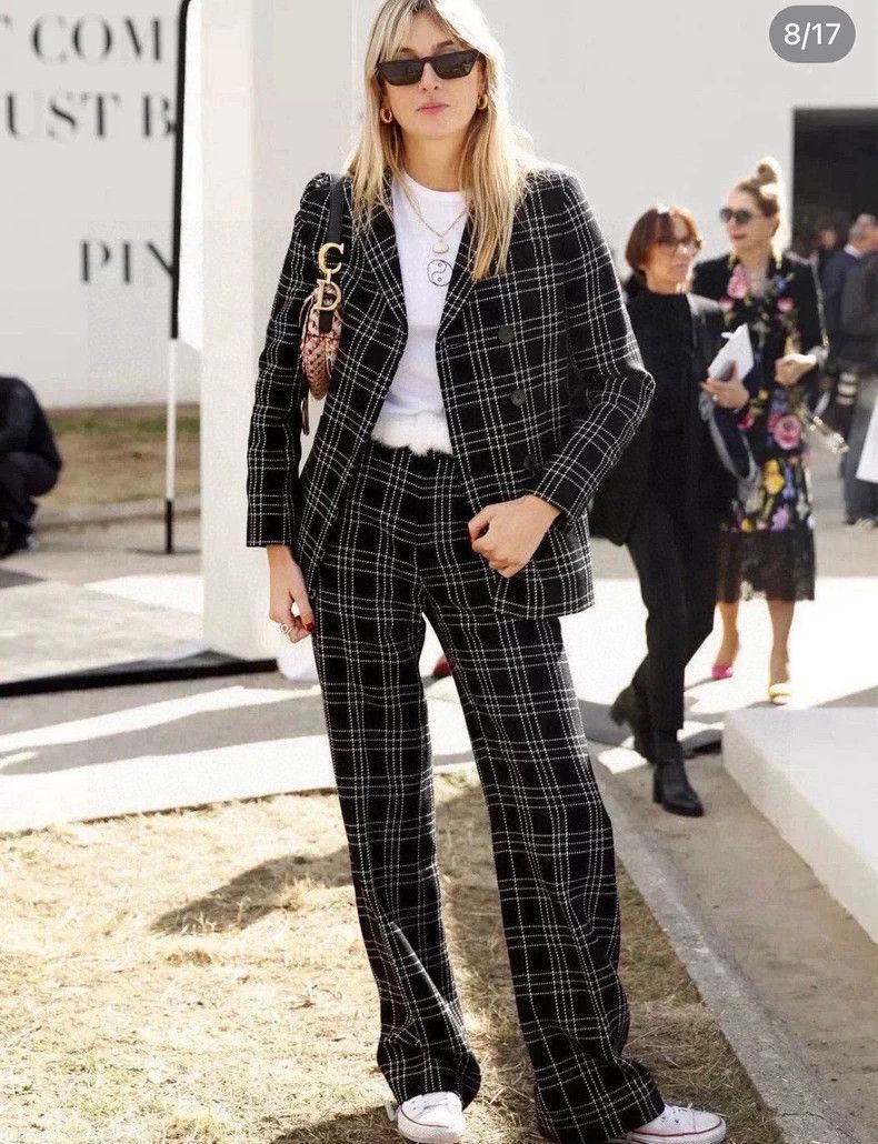 Dior Dior Black Checkered Blazer Jacket-dmc Size US M / EU 48-50 / 2 - 9 Thumbnail