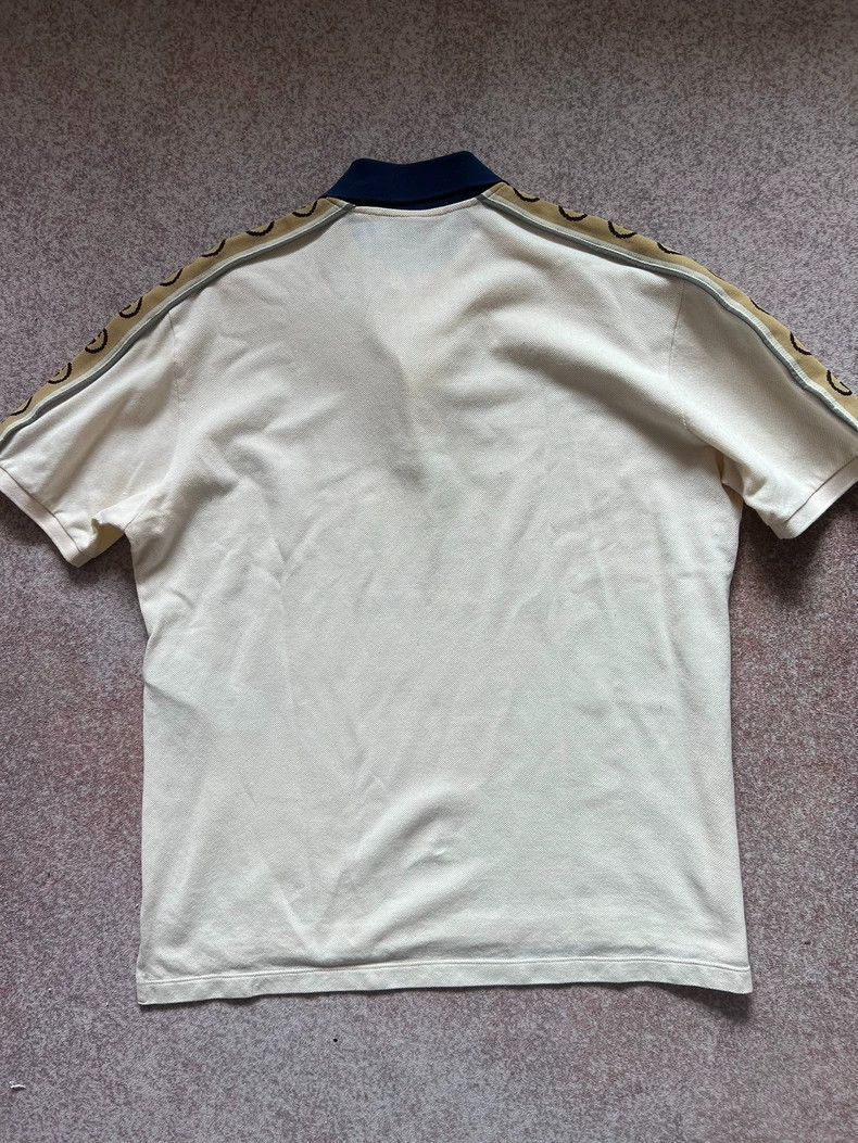 Gucci Gucci Men's Ivory Reflective Logo Polo-dmc Size US XXL / EU 58 / 5 - 2 Thumbnail