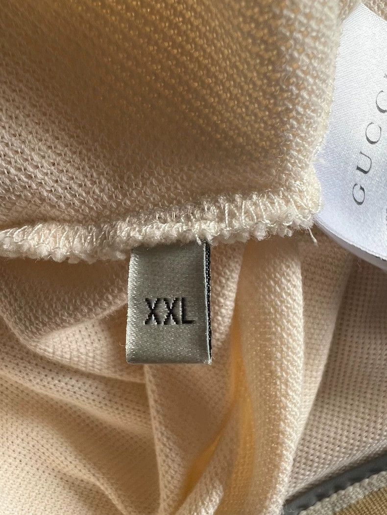 Gucci Gucci Men's Ivory Reflective Logo Polo-dmc Size US XXL / EU 58 / 5 - 4 Thumbnail