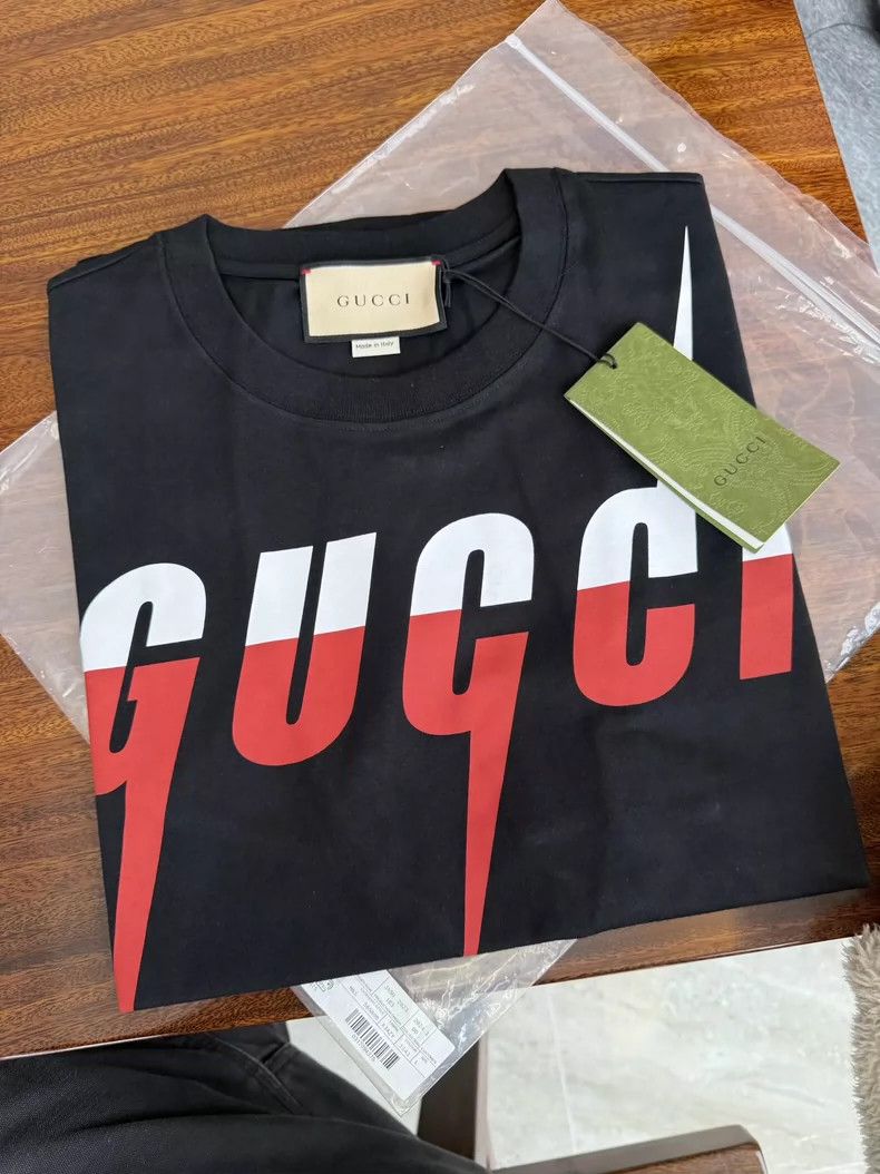 Gucci Gucci Short Sleeve Tee with Lightning Design-dmc Size US M / EU 48-50 / 2 - 4 Thumbnail