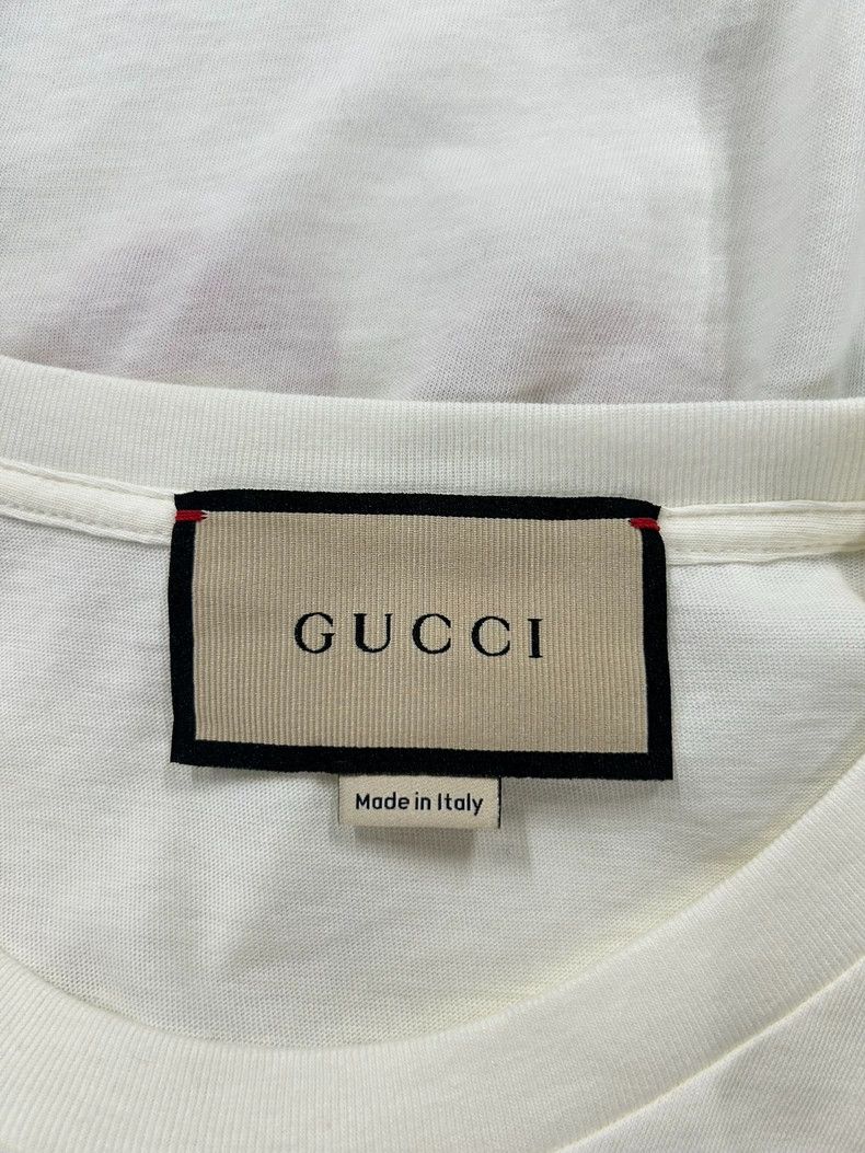 Gucci Gucci White Embroidered Cherry Short Sleeve T-Shirt-dmc Size US XS / EU 42 / 0 - 7 Thumbnail