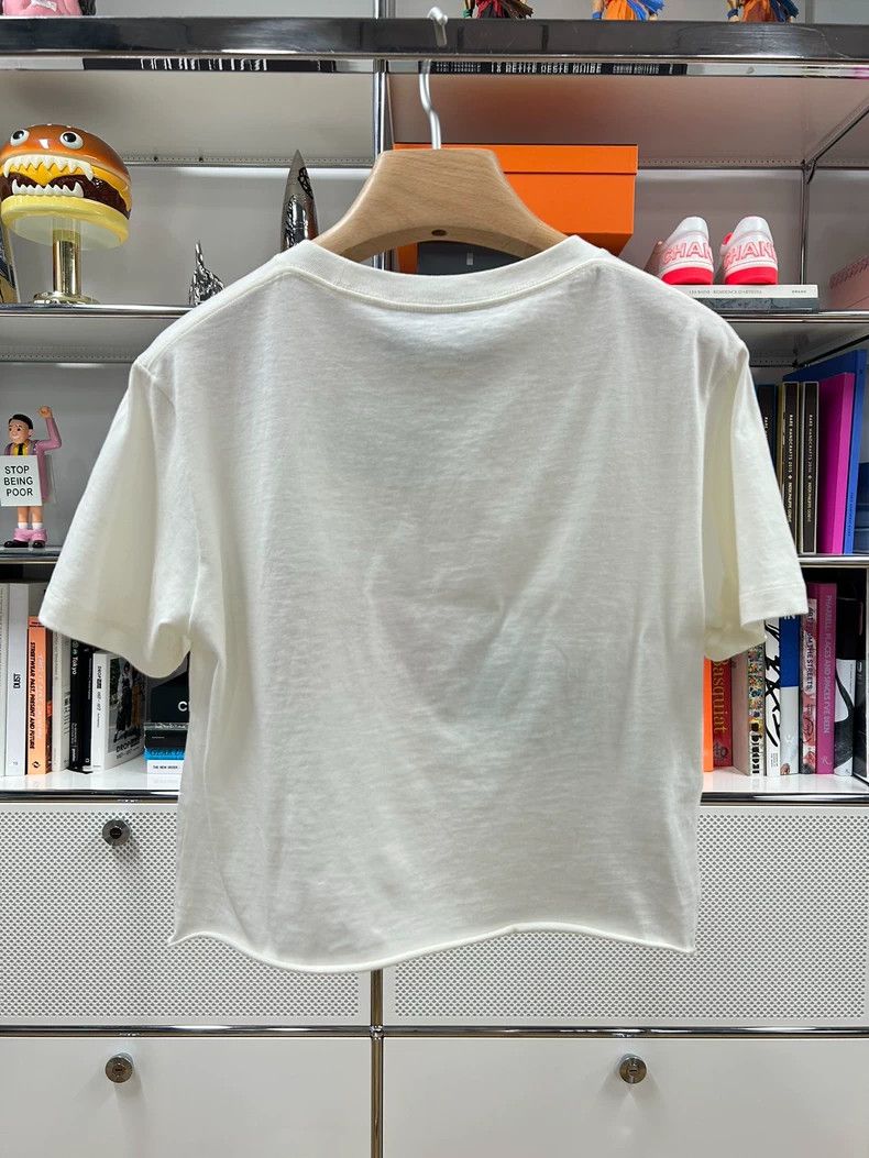 Gucci Gucci White Embroidered Cherry Short Sleeve T-Shirt-dmc Size US XS / EU 42 / 0 - 6 Thumbnail