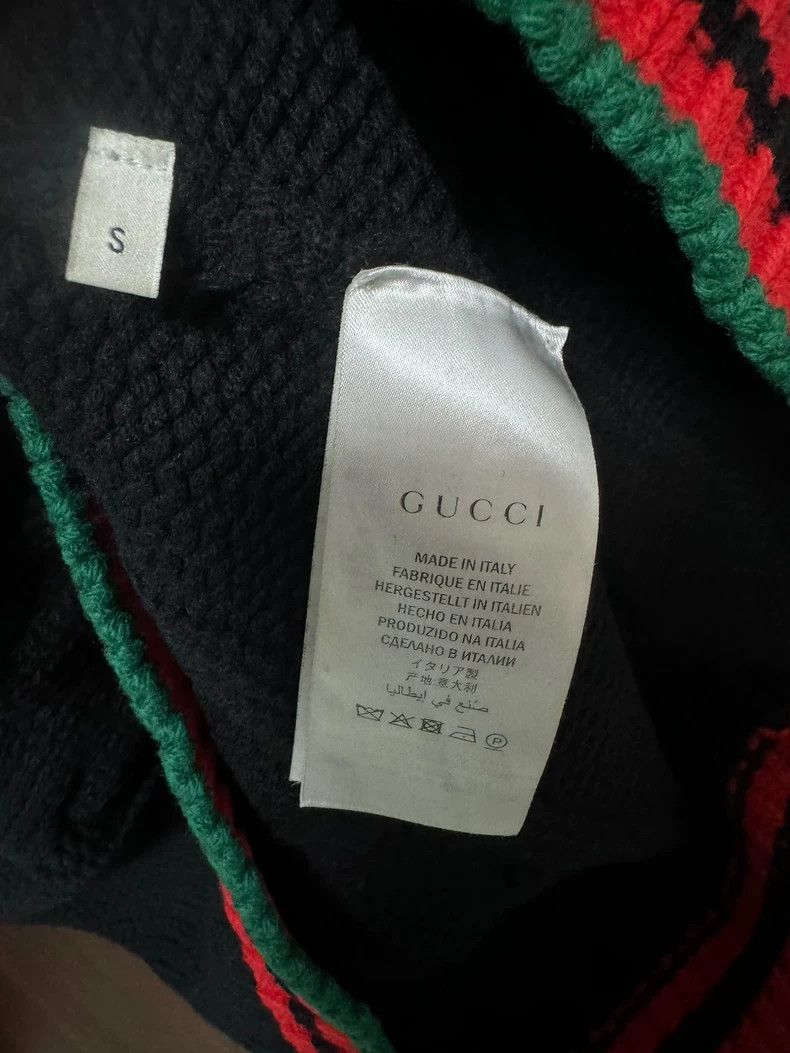 Gucci Gucci Black Red Blue Striped Sweater-dmc Size US S / EU 44-46 / 1 - 4 Thumbnail