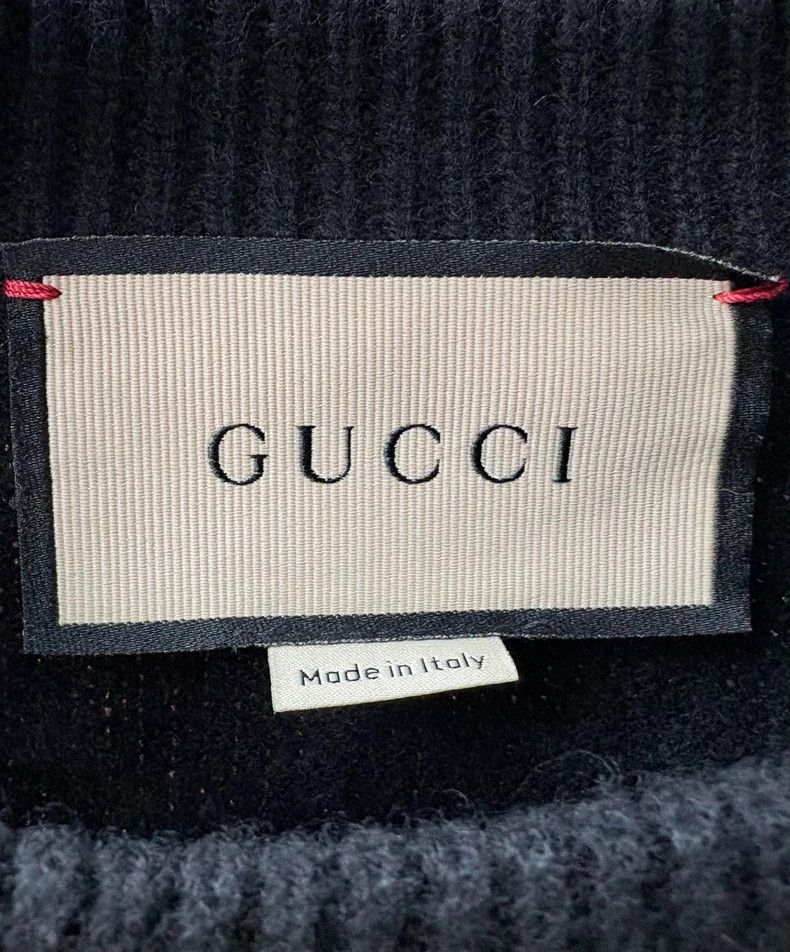 Gucci Elegant Black Knit Sweater with Embellishments-dmc Size US S / EU 44-46 / 1 - 5 Thumbnail