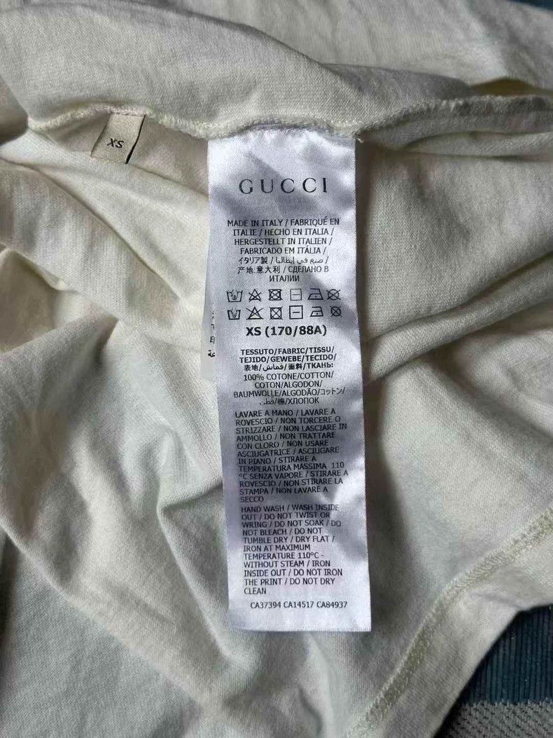 Gucci Gucci Striped Logo Short Sleeve Shirt-dmc Size US XS / EU 42 / 0 - 3 Thumbnail