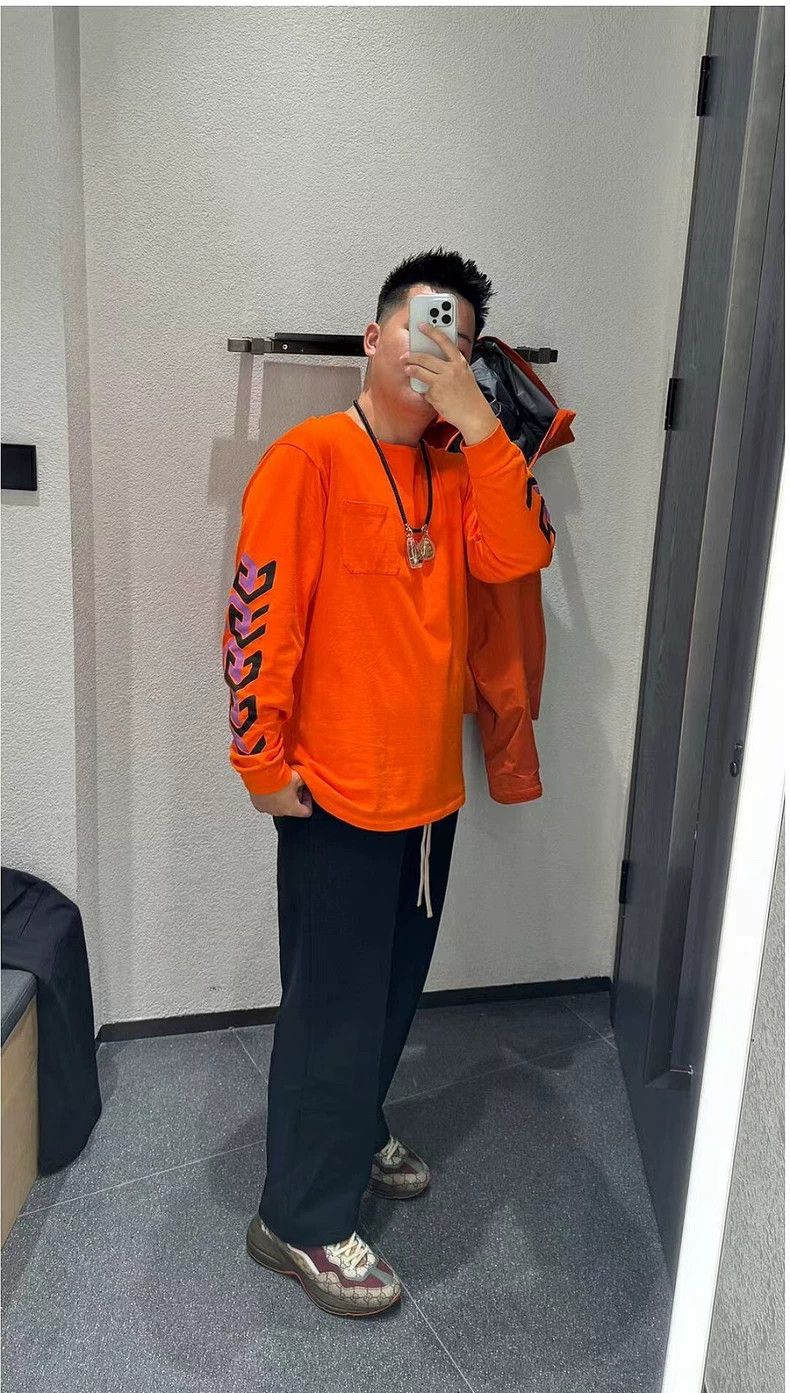 Gucci Gucci SS22 Orange Long Sleeve Sweatshirt-dmc Size US XS / EU 42 / 0 - 5 Thumbnail