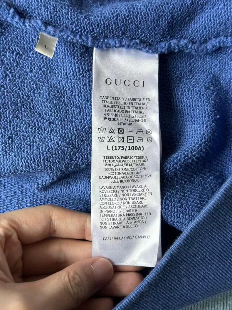 Gucci Gucci Hoodie in Blue with Print-dmc Size US L / EU 52-54 / 3 - 3 Thumbnail
