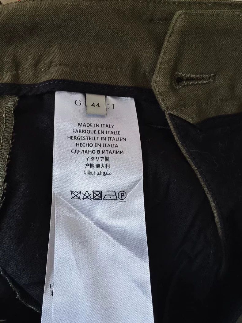 Gucci Gucci Logo Long Pants Green Color-dmc Size US 31 - 4 Thumbnail