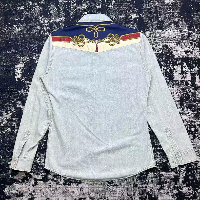 Gucci Gucci SS22 Printed Long Sleeve Shirt-dmc Size US M / EU 48-50 / 2 - 2 Thumbnail