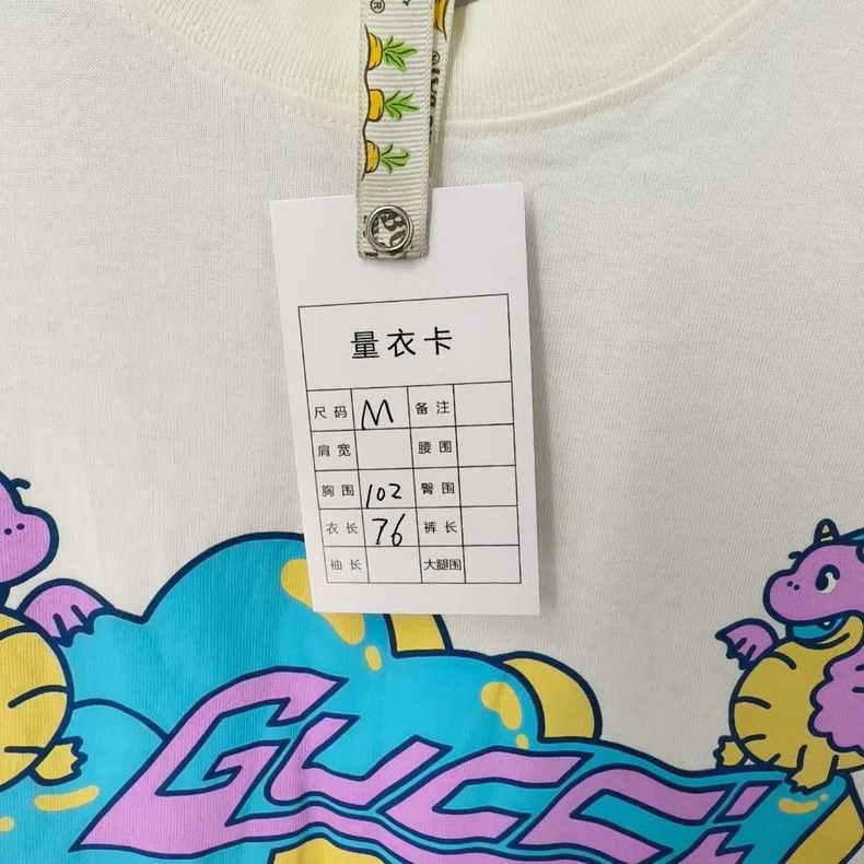 Gucci Gucci Cartoon Logo Short Sleeve T-Shirt-dmc Size US M / EU 48-50 / 2 - 5 Thumbnail