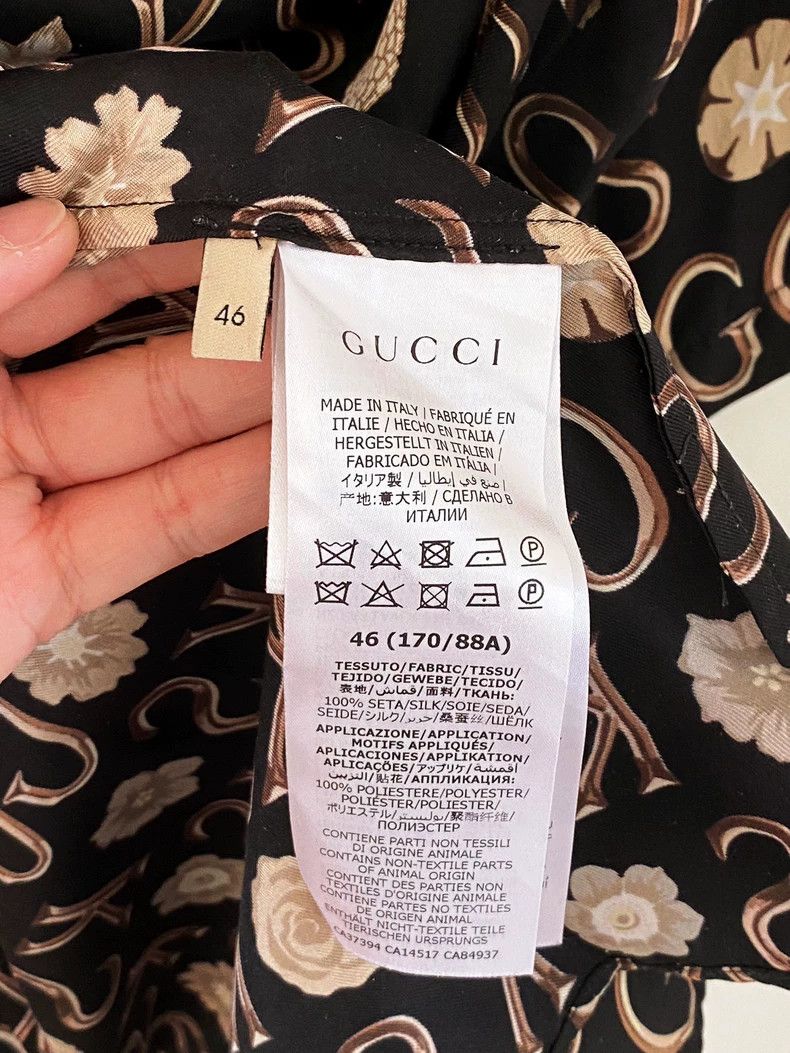 Gucci Gucci Pattern Short Sleeve Shirt-dmc Size US M / EU 48-50 / 2 - 5 Thumbnail